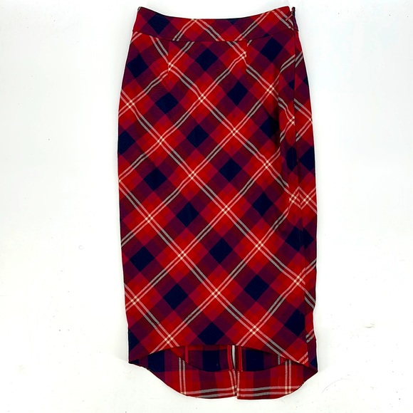 Free People skirt plaid pencil skirt size 2 Geometric Precision NWT - Picture 1 of 7